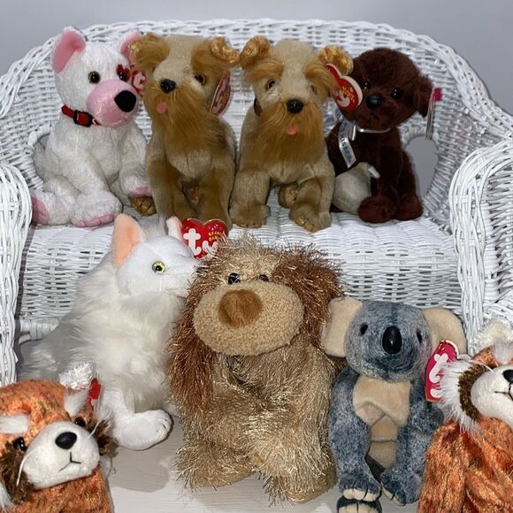 Ty Beanie Babies Bundle Vintage Dogs Cats And Other Furry Friends - Picture 3 of 11